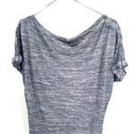 Free People We The  Astrid Off the Shoulder Short Sleeve Heathered Tee Shirt top Photo 2