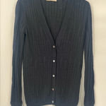J Brand  black knit‎ cardigan size small Photo 0