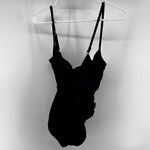 MiracleSuit Vintage  Surplice One Piece Swimsuit Adjustable Black White 8 Photo 5