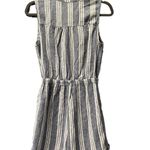 Time & Tru Striped Linen Blend Romper Size Small Photo 1