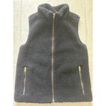 J.Crew  Vest Womens Size XS Black Teddy Zip Preppy Quiet Luxury‎ Classic Capsule Photo 2