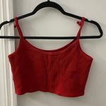 Brandy Melville Red Cropped Top Photo 1