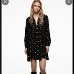 ZARA NWT CONTRAST POLKA DOT DRESS Photo 0