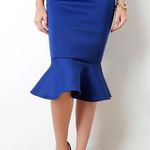 Rainbow Sandals Rainbow Elegant Blue Flared Skirt. Size Small Photo 0