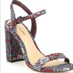 Gianni Bini  heels-floral-chunky heel-4 inch-size 8-ready for the holidays? Yes! Photo 2