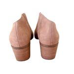 Lucky Brand  Roakly Tan Leather Peeo Toe Heels Sz 9 Photo 4