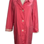 J.Jill Women's Pink Cotton Button Front Lined Jacket Coat Size M Photo 0