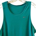 Nike  Women's Dri-FIT Tank Top Medium Kelly Green Teal Sleeveless Training Photo 1