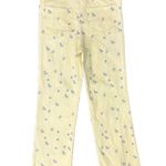 Rag and Bone Princess Polly Butter Yellow Blue Ivy Floral High Waist Stretch Jeans Pants Sz S Photo 6