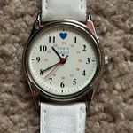 Nurse Mates  womens white genuine leather adjustable‎ watch Photo 1