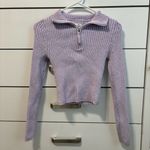 Aerie  Late Night Quarter Zip Sweater Photo 1