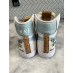 Nike Womens  Blazer Mid 77 Indigo Canvas Athletic Shoes High Top Shoes Size 8 Photo 1