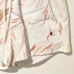 Champion  Small Shorts Cream Pink Marble Print Reverse Weave Drawstring Sweat Photo 1