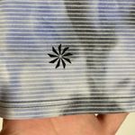 Athleta  Conscious Crop Tank Top Textured Tie Dye Racer Back Size Small Blue Photo 7