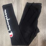 Champion Leggings Black With Logo on ankle Size XS Photo 1