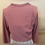 SheIn  Ribbed Dri-Fit Cropped Long-Sleeve Top Photo 3