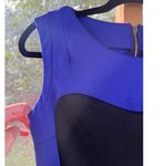 Casual Couture By Green Envelope Cobalt & Black Mini Sheath Dress Size S. NEW Photo 2