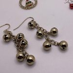 Lot Of 3 Dangle Drop Pierced Costume Earrings Variety Christmas Holiday Photo 7