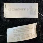 Liz Claiborne  Scarf Wrap Black Crochet 78" x 24" New Photo 7