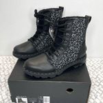 Sorel  Lennox Genuine Shearling Waterproof Lace-Up Boot, Black/White, size 7.5 Photo 0
