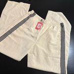 Edikted  Cream Joggers with Black Stripe Photo 1