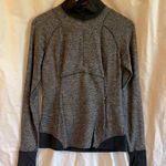 Lululemon Runderful 1/2 zip Black Heathered Slim Fit Running Jacket Photo 0