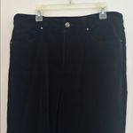 Jones New York Black Velvet Flared Jeans sz 10 Photo 1