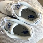 Nike  Air Max 90 White/Pure Platinum/Medium Blue Sneakers in White & Blue Photo 5