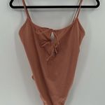 Madewell Second Wave Tie-Front One-Piece Swimsuit size Small NWT Photo 0