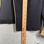 Dress Barn  Suit Set Size 8 3PC Black Gold Pant Collar Satin Tank Career Party Photo 14