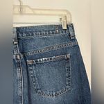 7 For All Mankind  distressed denim skirt size 28 100% cotton Photo 8