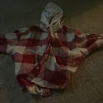 American Eagle  Flannel Sweater Photo 1