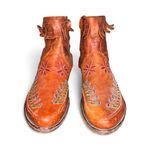 Old Gringo  women's Brown Leather Ankle Boots with Colorful Embroidery size 7B Photo 6