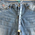 Women's Cali 1850 Size 5 Blue Denim High Rise Stretch Jeans Floral Pattern Photo 4