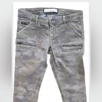 Abercrombie & Fitch  Camo Army Green Low Rise Skinny Zipper Pants Photo 3
