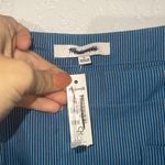 Madewell NWT  Blue Pinstripe Square-Neck Top Size Small Photo 4