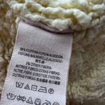 Free People  Songbird Popcorn Knit Oversized Slouchy Sweater Yellow M Photo 5