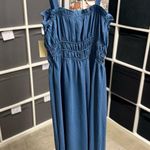 Pie In The Sky  Petite Sweetheart Neckline Cropped Strappy Jumpsuit Boutique NWT Photo 1