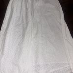 Raga  Anthropologie M White Juhi Luna Eyelet Button Down Flutter Sleeve Maxi Photo 9