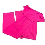 Off the shoulder jumpsuit. Hot pink. Small. NWOT Photo 1
