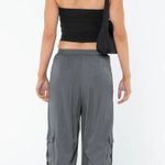Princess Polly  Cargo Pants Grey Wide Leg Photo 2