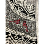 Northern Reflections  Sweater Embroidered Cardinals Full Zip‎ Size XL Metallic Photo 2