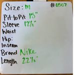 Nike  Fit Dry Black Athletic Activewear Training Short Sleeve T Shirt Mens Medium Photo 3