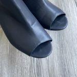 Cupid‎ BLack Open Toe Block Heel Slingback High Heels Women's Size 9 Photo 5