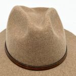 HTC Hollywood Trading Company Fedora‎ Hat Band 100% Wool Small Camel Brown Photo 4