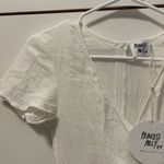 Princess Polly  White Wrap Dress NWT Photo 5