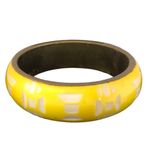 Bohemian Three Yellow White, Brown Black, Brown Bangle Bracelets Photo 11