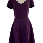 City Studios Juniors Short Sleeve Fit Flare Dress Purple Size 5 Photo 0