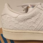 Adidas  x Disney Bambi Superstar Sneakers Women’s White Embossed Sneakers Size 6 Photo 9