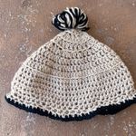 Free People Handmade knit cream beanie Photo 0